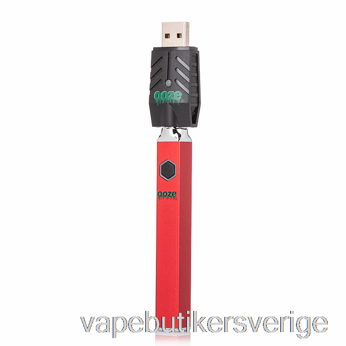 Vape Sverige Ooze Quad Flex Temp 500mah Batteri Rött